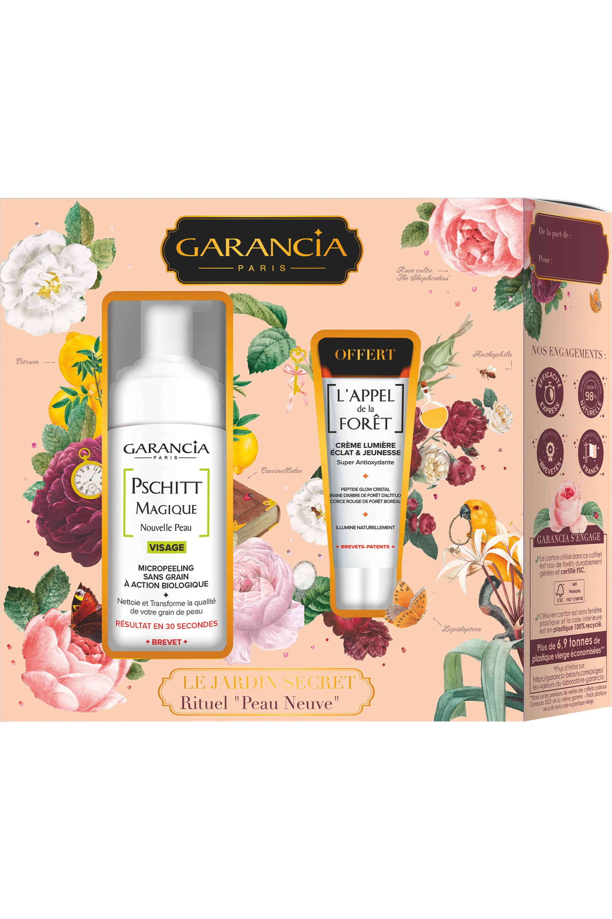 Garancia Coffret peau neuve + crème lumière Appel de la Forêt 20ml offerte-120 ml