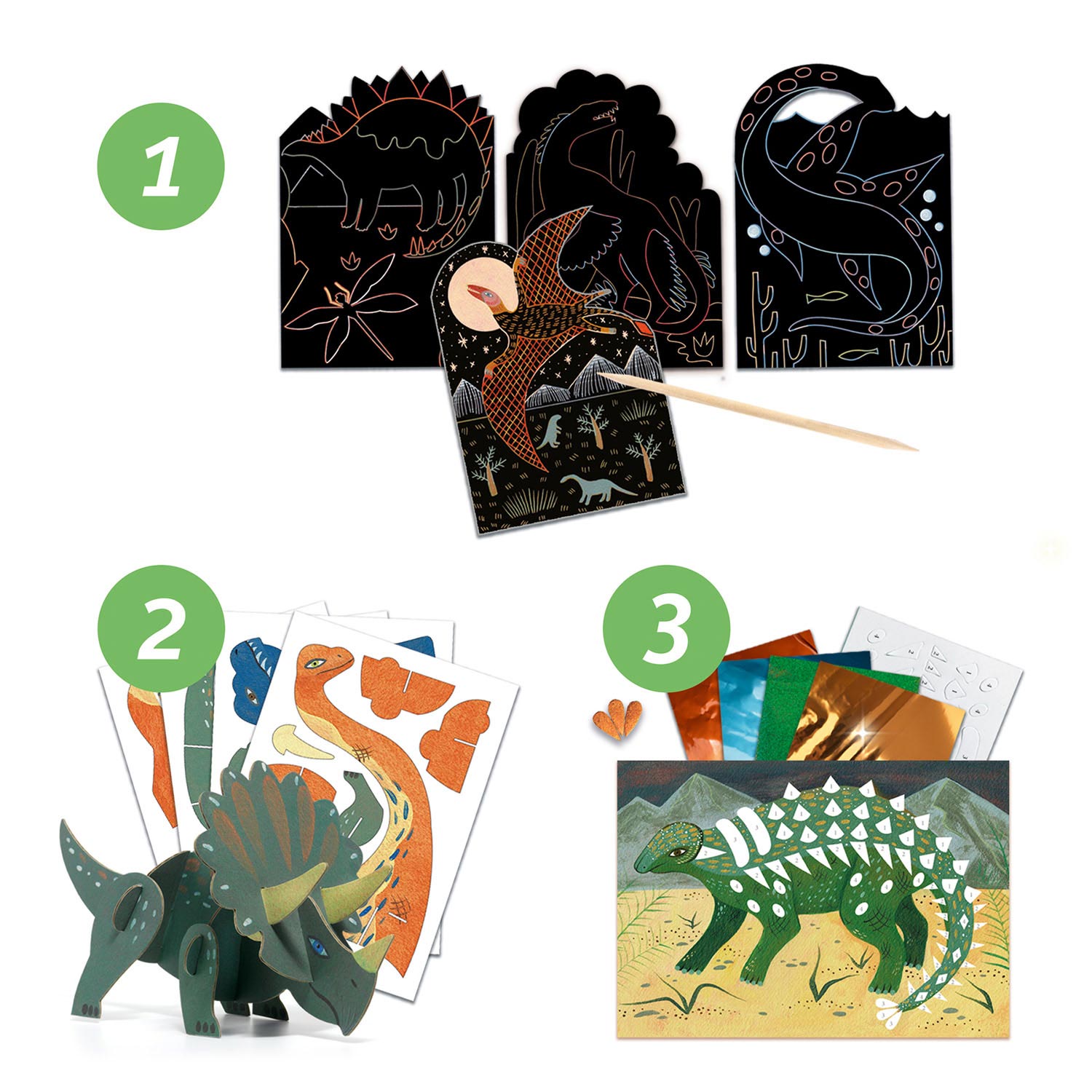 Djeco Knutselkoffer Dinosaurus