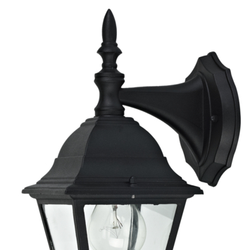 OK buitenlamp zwart down
