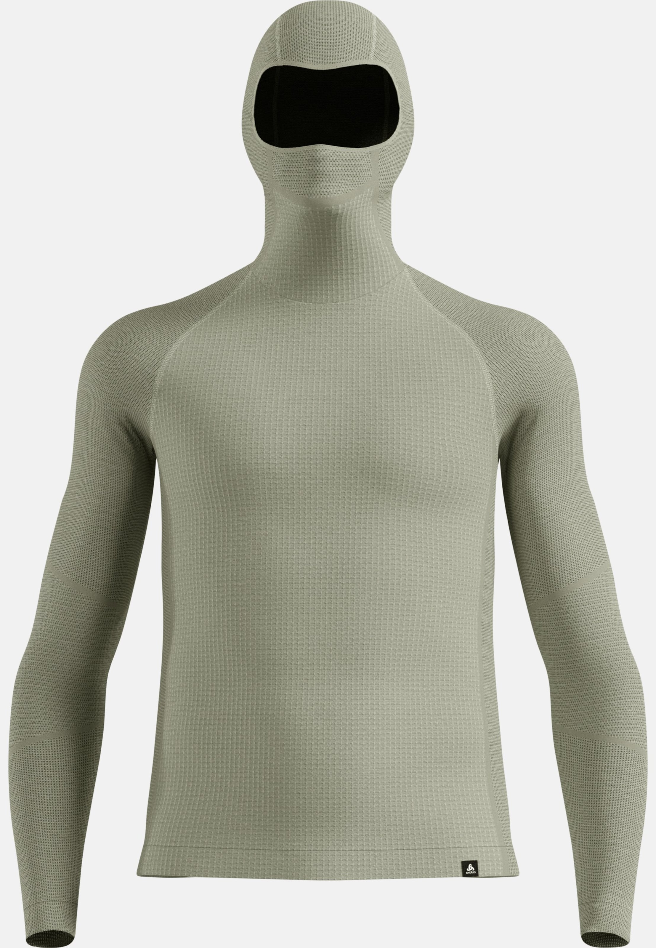 Seamless Performance Wool Funktionsshirt mit Gesichtsschutz in shadow