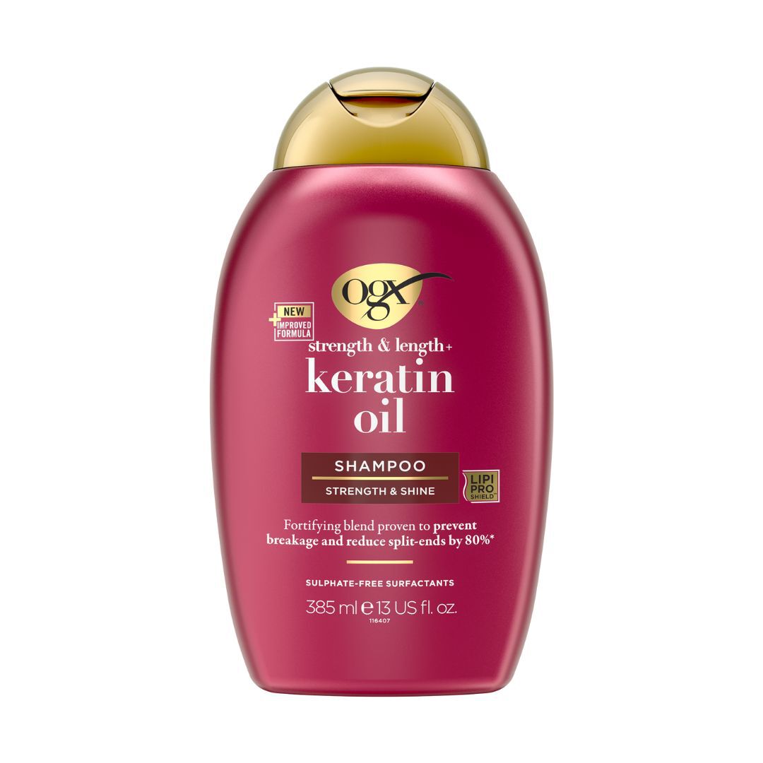 OGX Keratin Oil Champô Fortificante Óleo de Queratina - 385ml