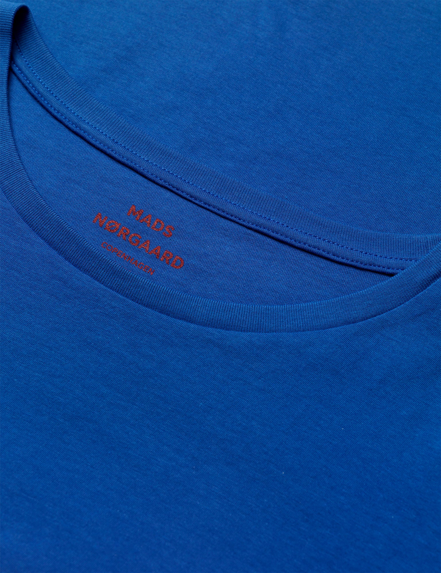 Mads Nørgaard  Organic Jersey Teasy t-shirt - Dazzling Blue