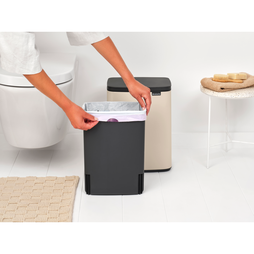 Brabantia Bo Prullenbak 12 L- Soft Beige
