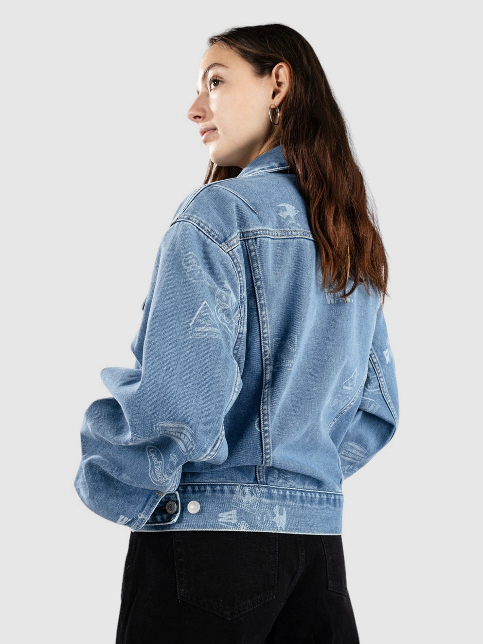 Carhartt WIP Stamp Jacket stamp print/blue