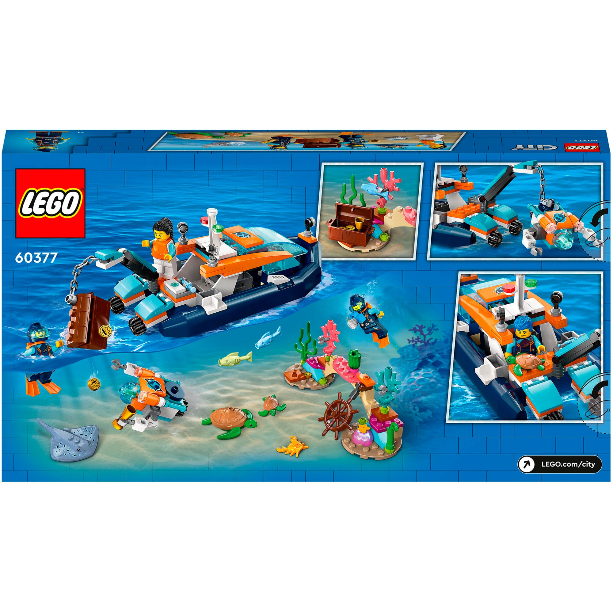 LEGO Konstruktionsspielzeug City Meeresforscher-Boot
