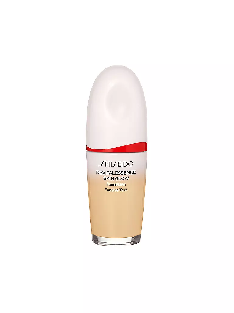 SHISEIDO REVITALESSENCE Skin Glow Foundation SPF30 PA+++ (200 Linen) hellbraun