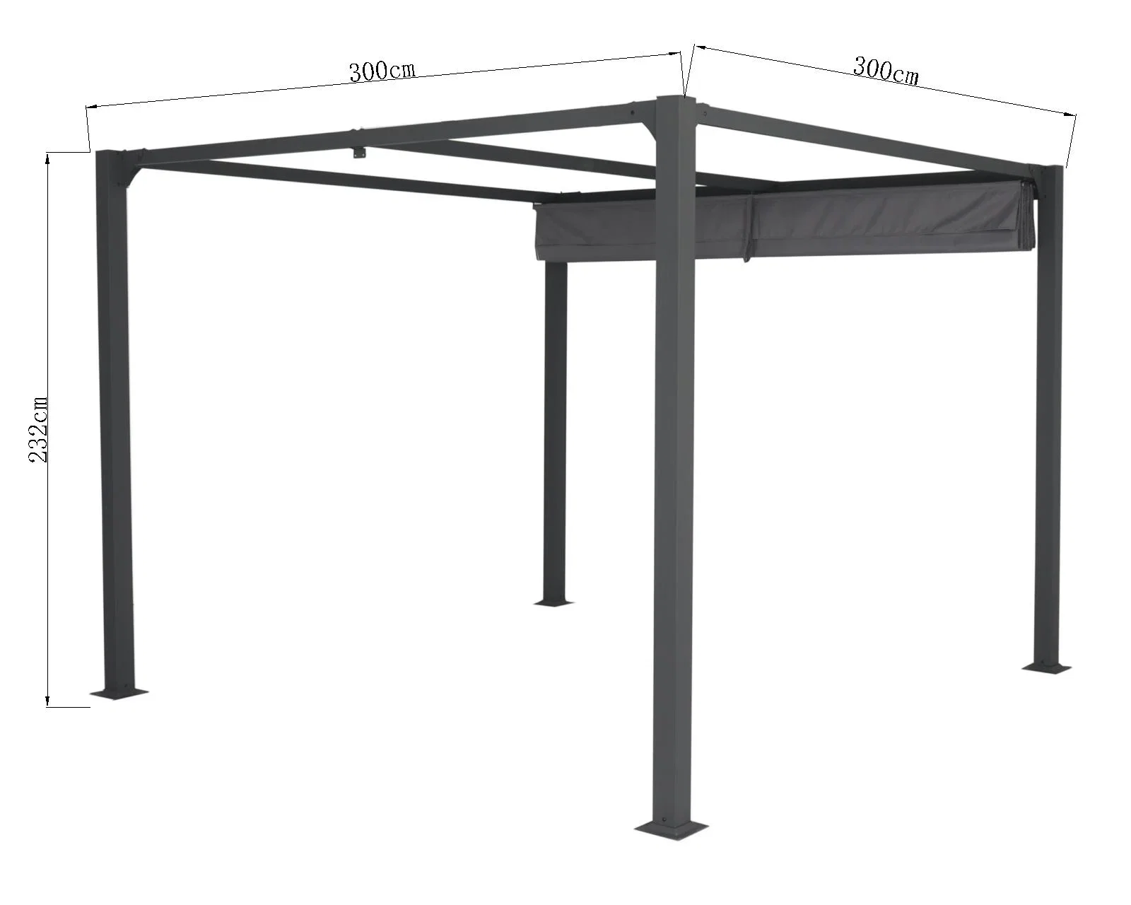 Skanden Pergola Oslo Lengde 300 cm