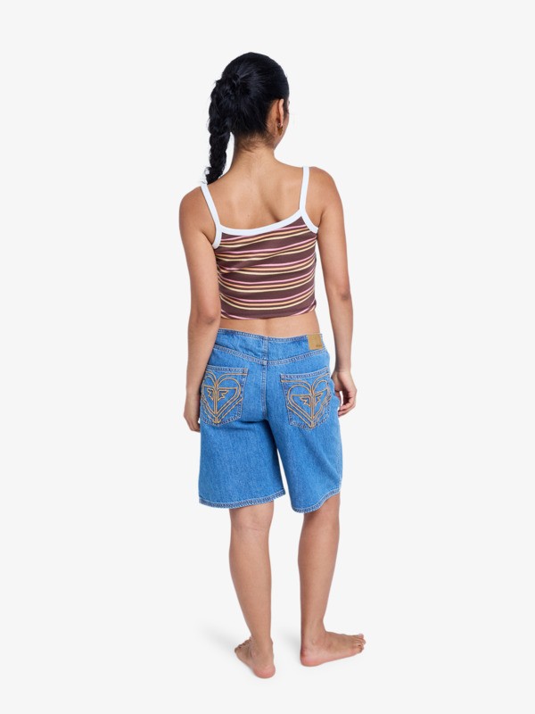 Whatever Forever Débardeur cropped Marron Femme