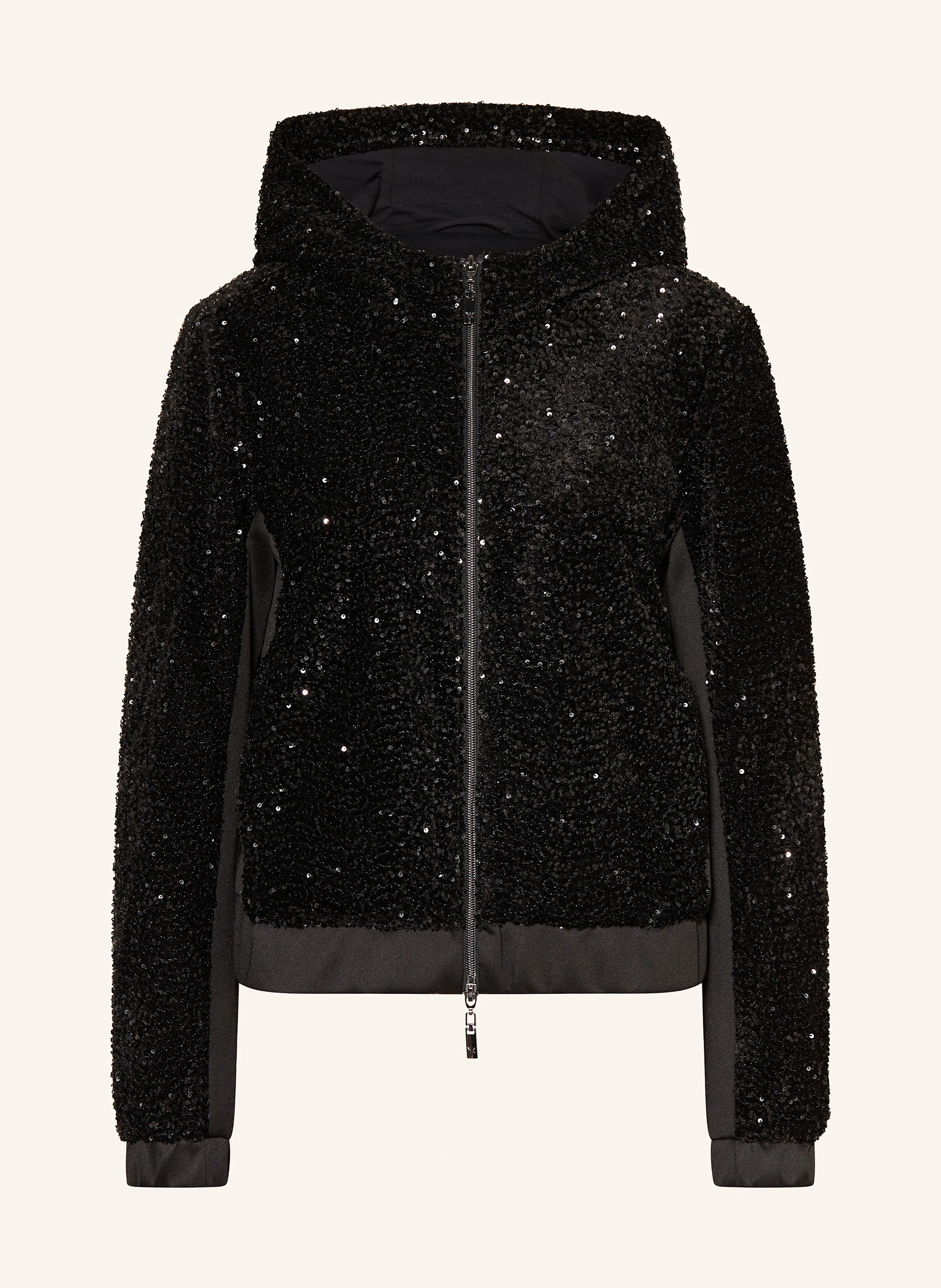 monari Jacke mit Pailletten und Galonstreifen