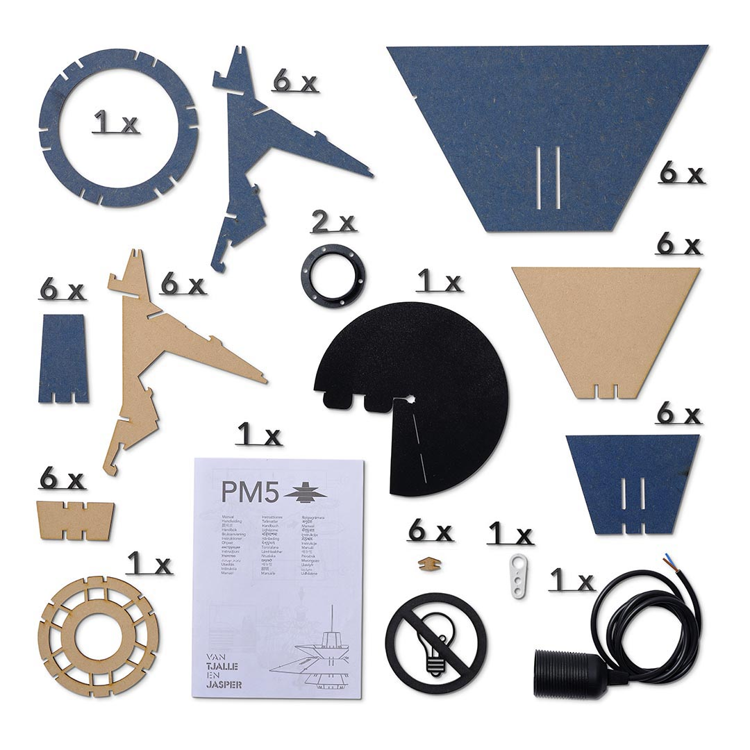 Lamp PM5 Pendant Naturel / Blue