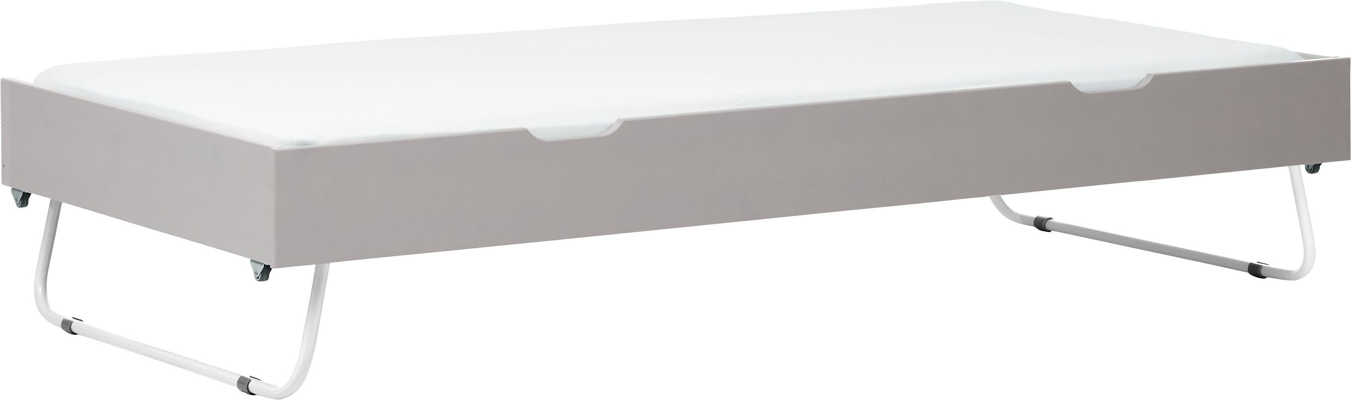 Flexa CLASSIC Ausziehbett - Grau / B: 90.0 cm x T: 190.0 cm x H: 34.0 cm