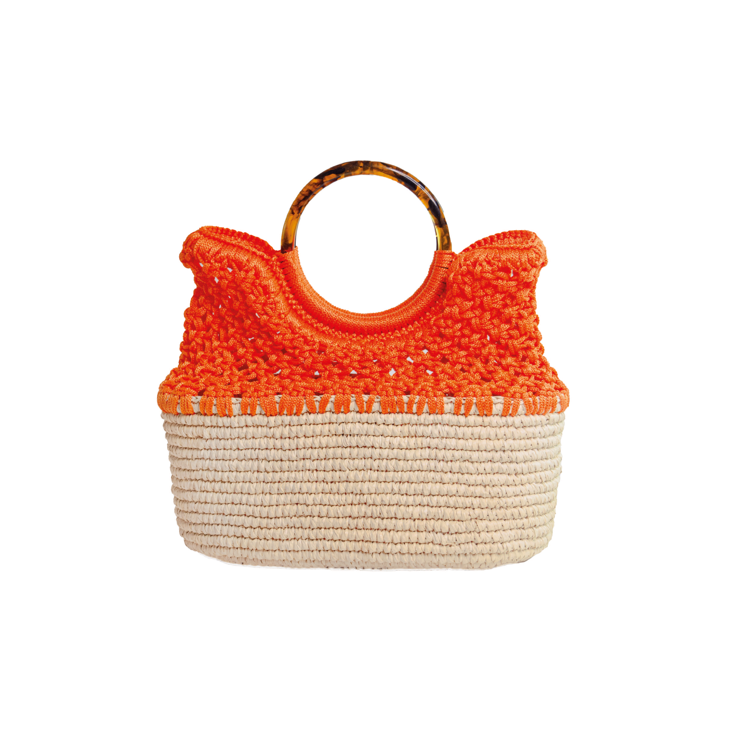 Petit panier de plage en filet