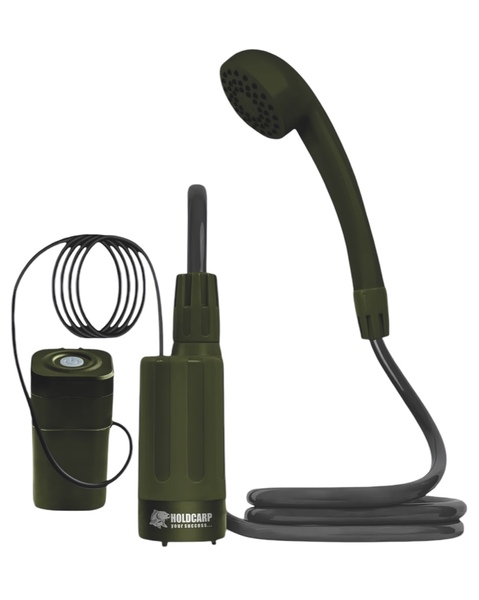 Douche de camping rechargeable Holdcarp avec panneau solaire 10W