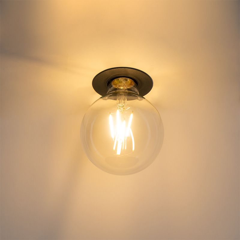 Smart inbouwspot zwart incl. WiFi G95 lichtbron - Insight