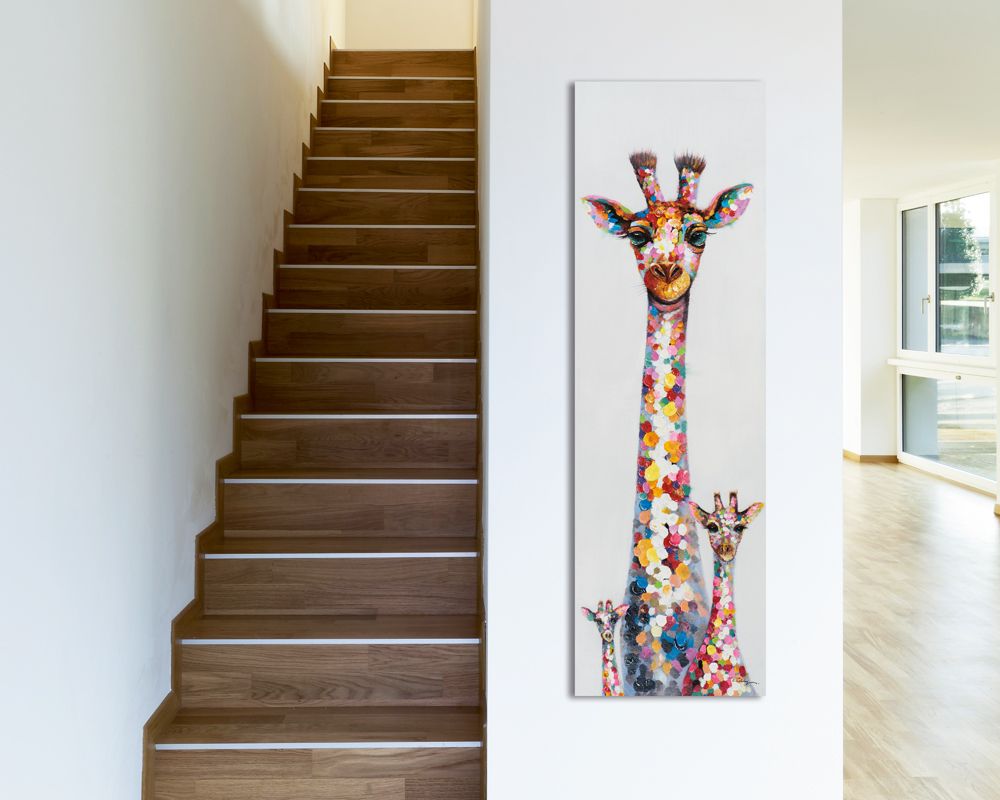 Keilrahmenbild GIRAFFEN
