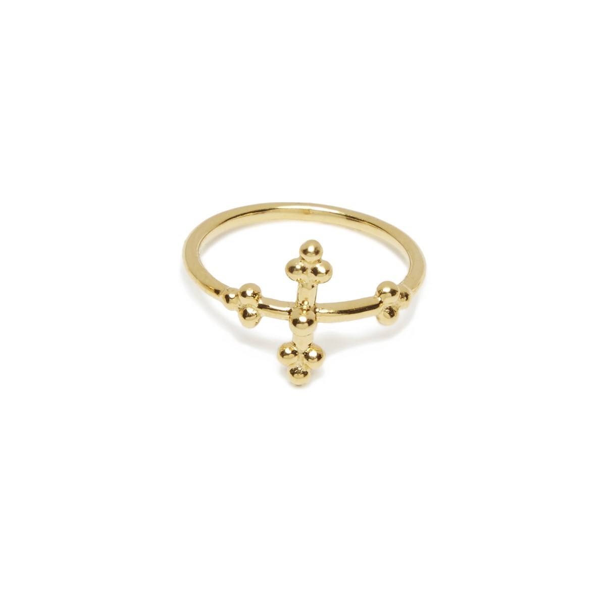 Bague vermeil croix