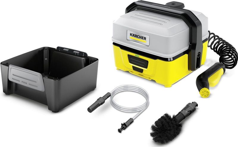 Kärcher OC 3 Adventure - Mobiele Reiniger - Lithium-ion - 4 Liter Tank - Slanglengte 2.8 m