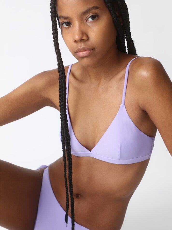 Top de biquíni triangular - Violeta