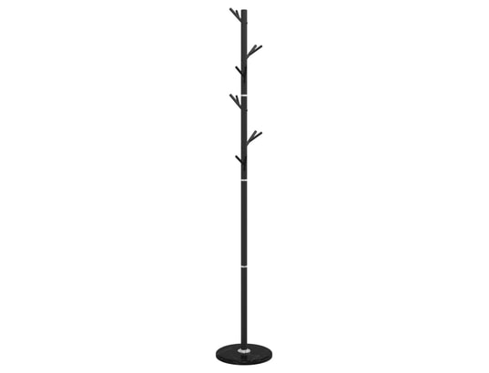 VIDAXL - Porte manteau Porte-manteau noir 175 cm fer enduit de poudre