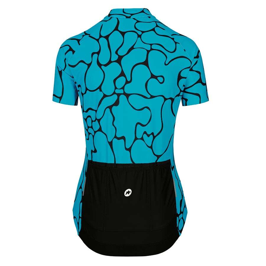 Assos UMA GT Summer Voganski Fietsshirt Korte Mouwen Blauw/Zwart Dames