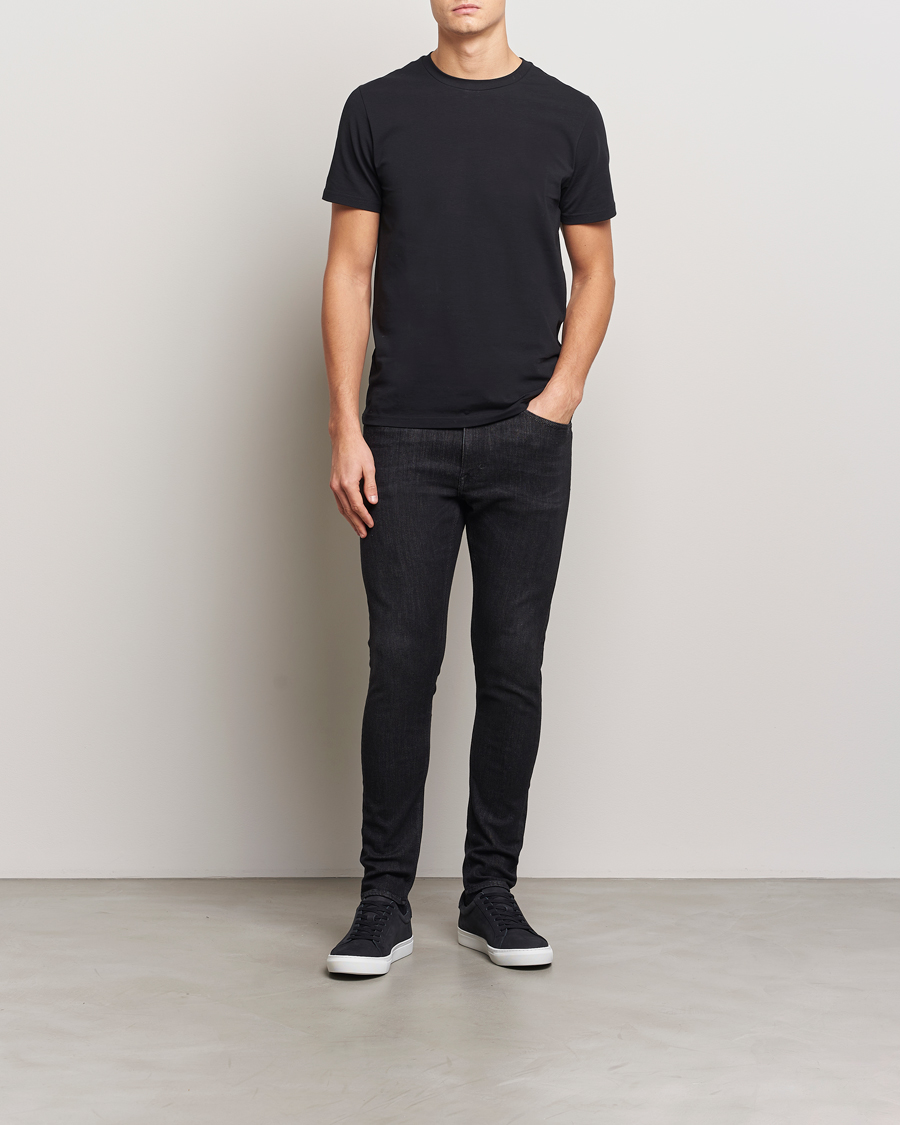 Tiger of Sweden Evolve Stretch Cotton Jeans Washed Black