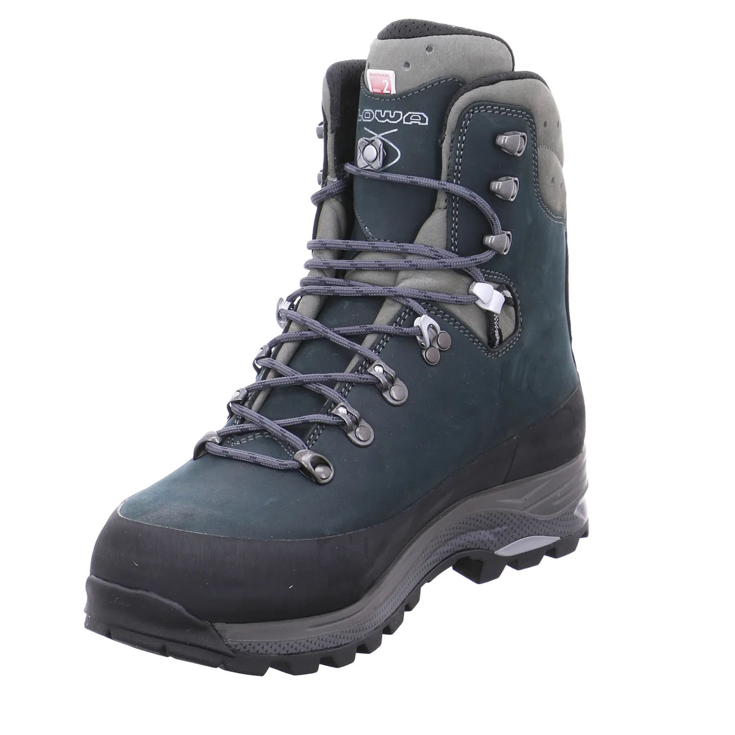 LOWA Trekkingschuhe Blau Leder  Gore-Tex