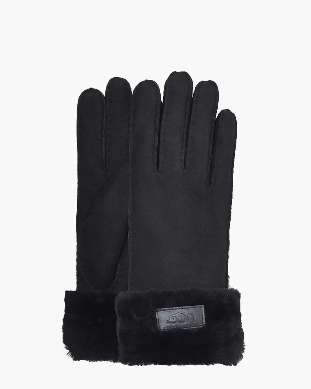UGG Turn Cuff Glove Black Dameshandschoenen