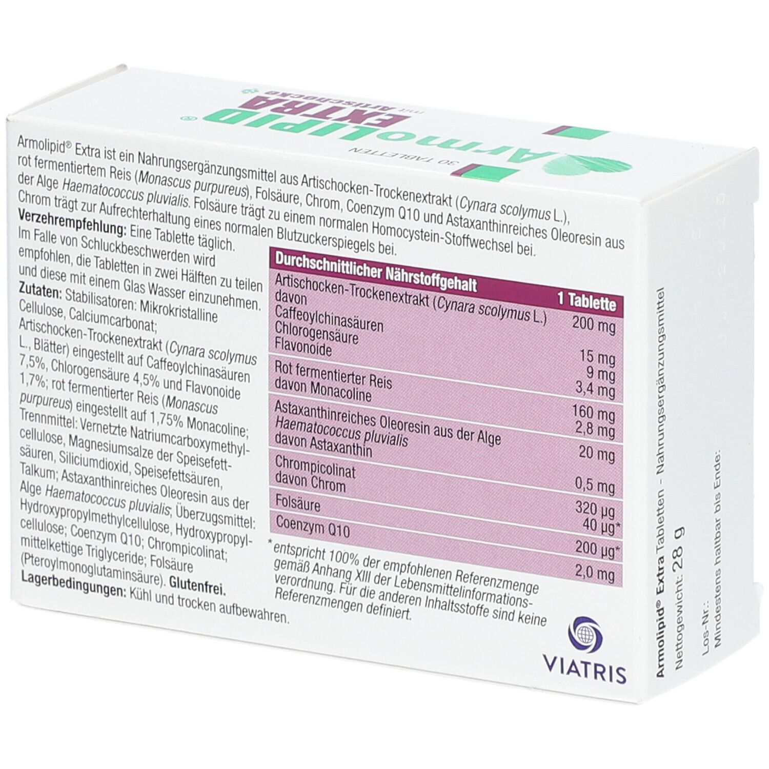 ArmoLIPID® EXTRA mit Artischocke