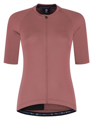 Maillot Manches Courtes Vélo Rogelli Essential II Rose Femme