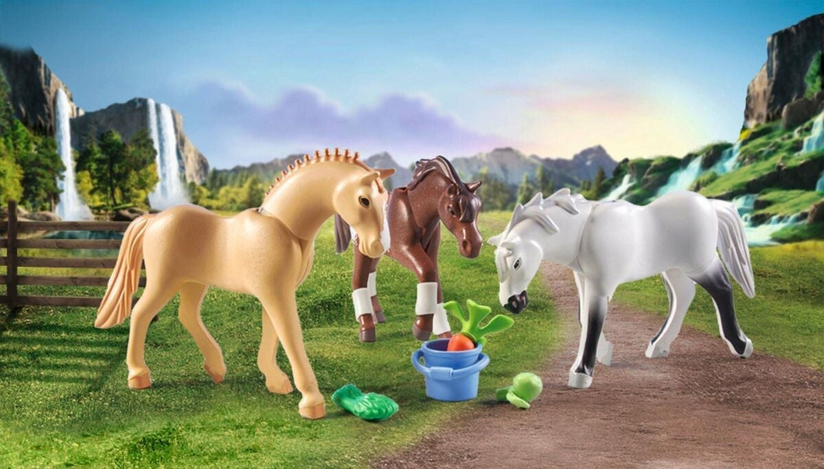 Playmobil - 3 heste: Morgan, Quarter Horse & Shagya Araber (71356)