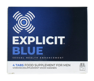 Explicit Blue Erectiepillen 4ST