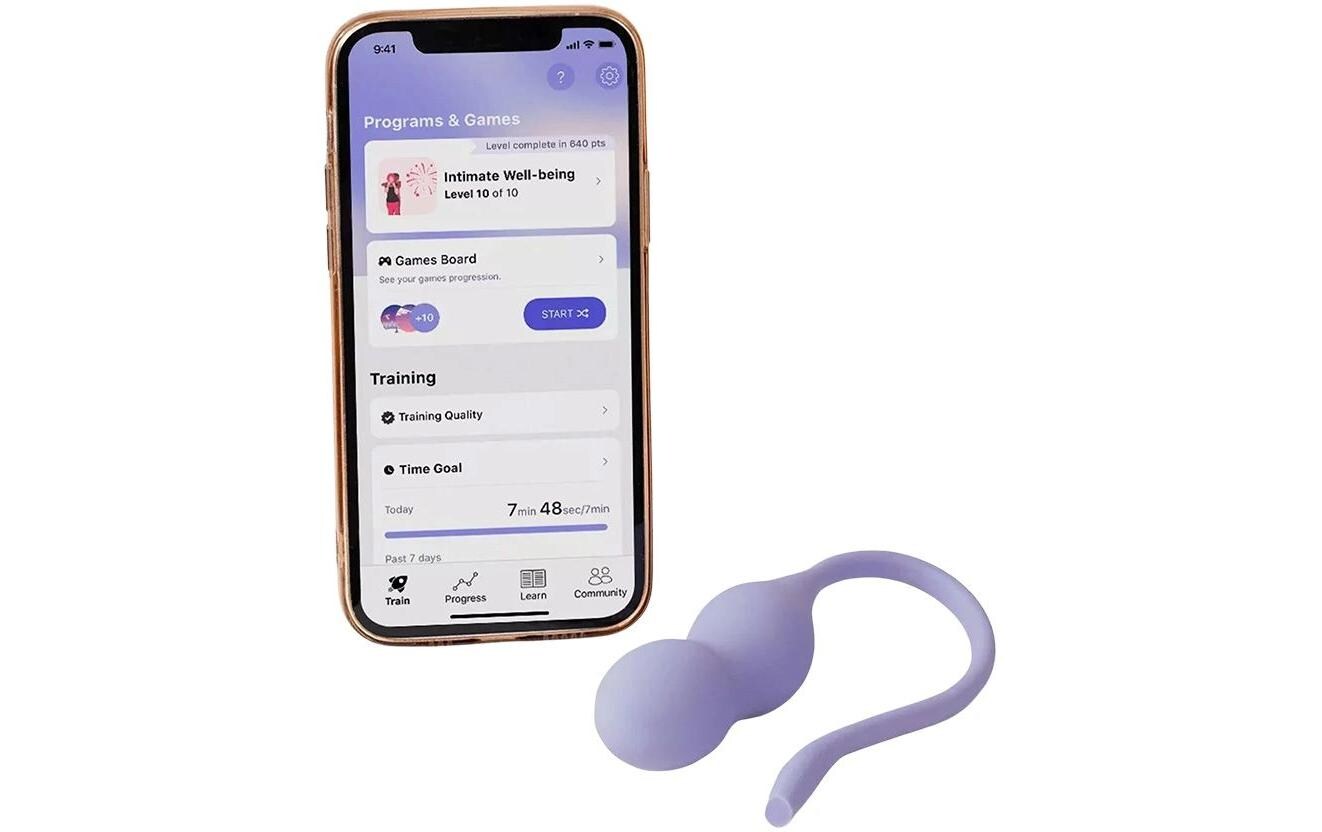 Kegelübungstrainer, Flieder<br>Kegel-Trainer für einen stärkeren Beckenboden