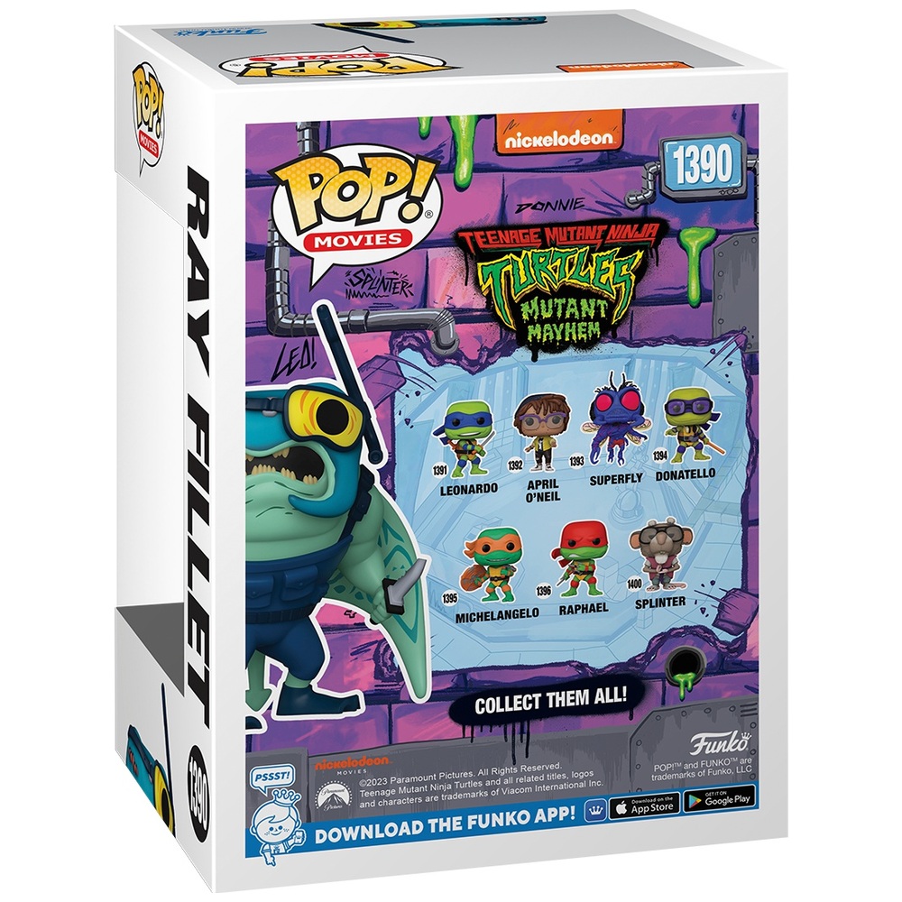 POP! Vinyl 1390: Teenage Mutant Ninja Turtles – Ray Fillet
