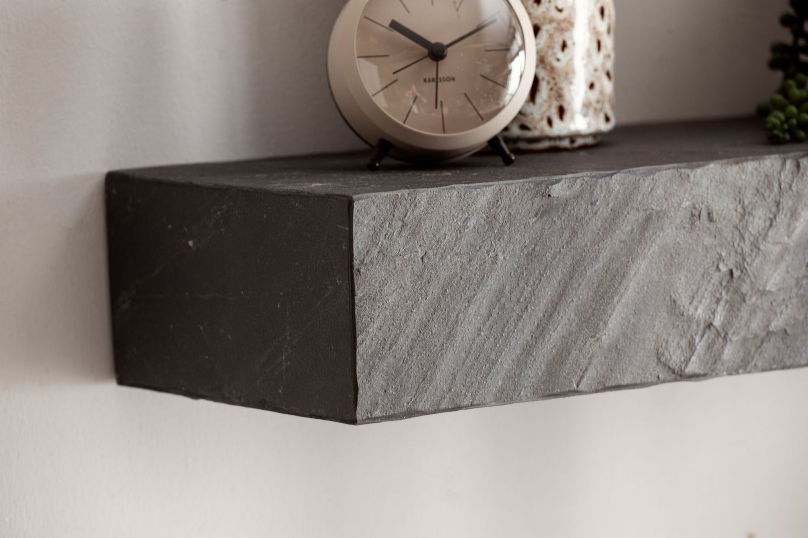 Wandregal - anthrazit - Mango massiv - 90 cm