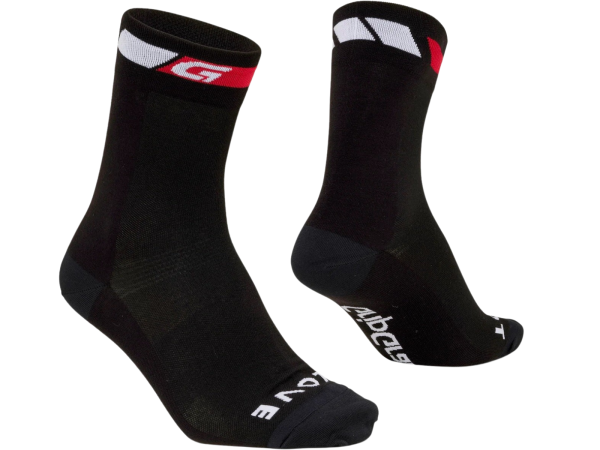 GripGrab Classic High Cut Sommersokker, Black