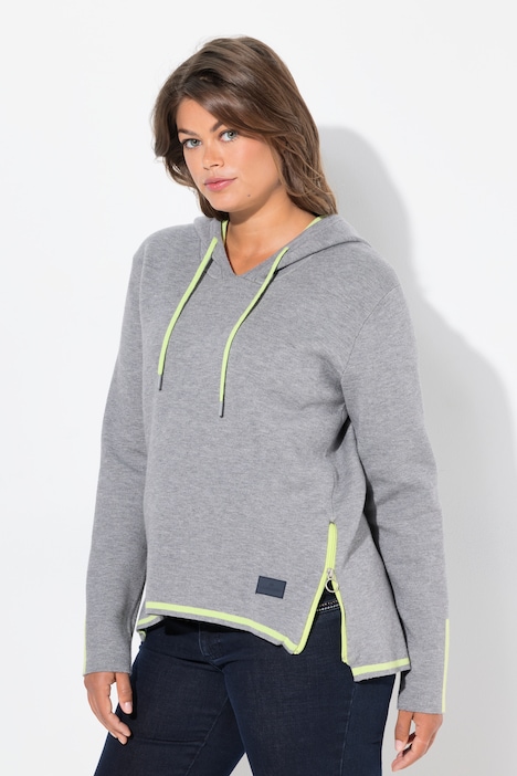 Hoodie, Doubleface, Kapuze, Langarm