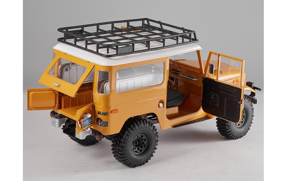 Scale Crawler Toyota Land Cruiser FJ40 Blau, ARTR, 1:10<br>Detailgetreuer Scaler mit ABS-Hardbody