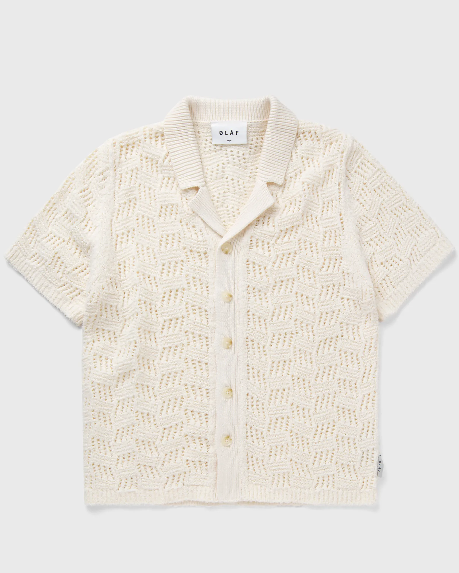 ØLÅF CHECK KNITTED SS SHIRT