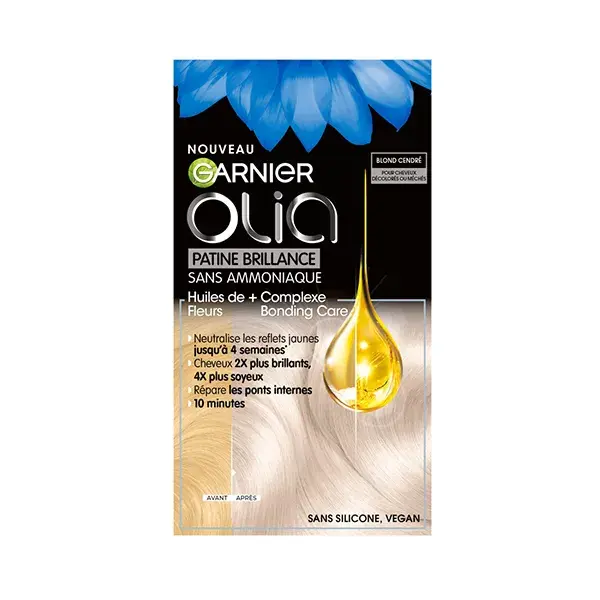Garnier Olia Patine Brillance Cor de cabelo semipermanente louro acinzentado