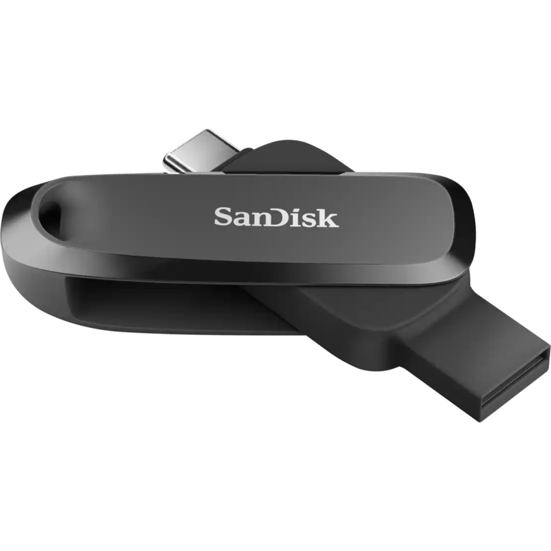 SanDisk SDDDC6-256G-G46 lecteur USB flash 256 Go USB Type-C 3.2 Gen 1 (3.1 Gen 1) Noir