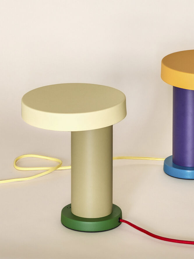 Hübsch Magic Table Lamp Green/olive