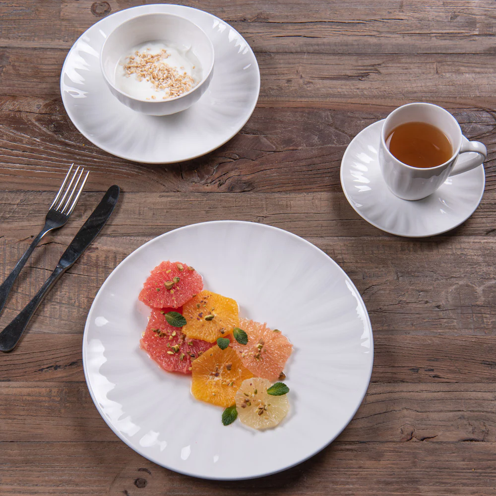 Assiette à dessert Emma 20,5 cm (lot de 6) Table passion