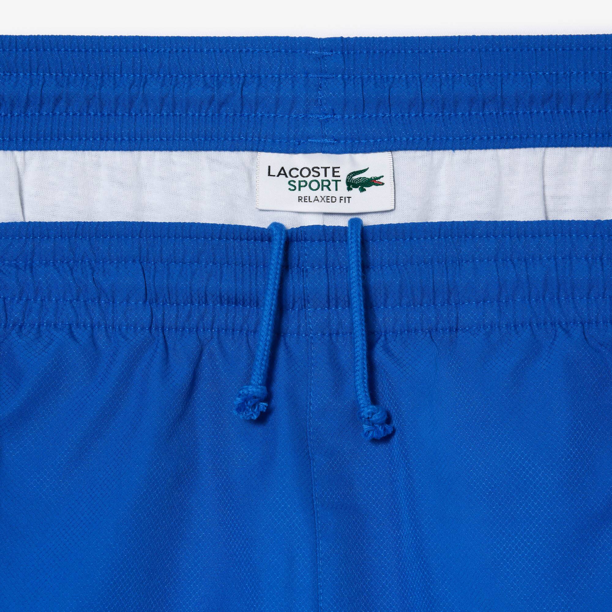 Short léger Lacoste SPORT à empiècements color-block Shorts - Bleu - Lacoste - Homme