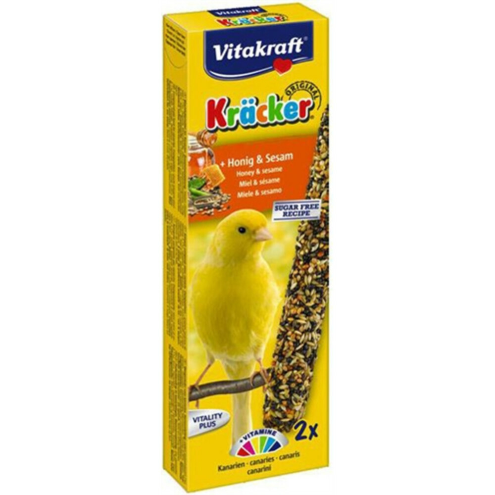 Vitakraft Kanarie Kracker 2 in 1 Honing2 stuks