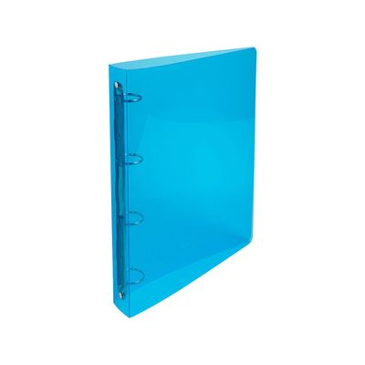 Exacompta Crystal - Classeur souple à anneaux - Dos 40 mm - A4 Maxi - pour 225 feuilles - disponible dans différentes couleurs