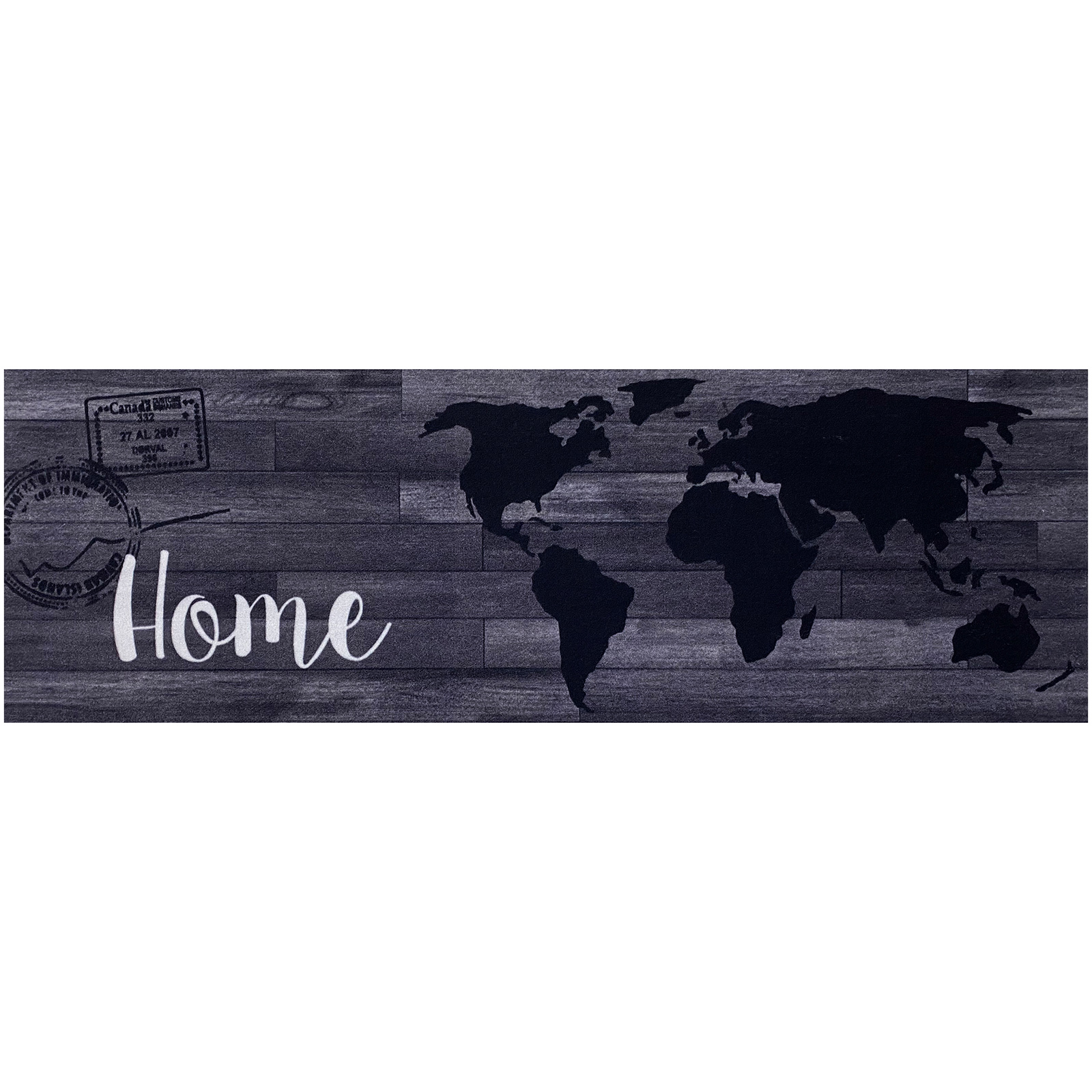 Läufer Tripple World Cuisine - grau - 50x150 cm