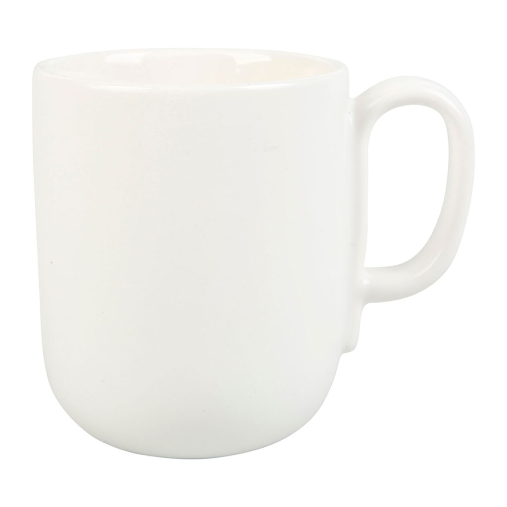 Mug porcelaine CYRILLIQUE blanc 36cl - LETHU