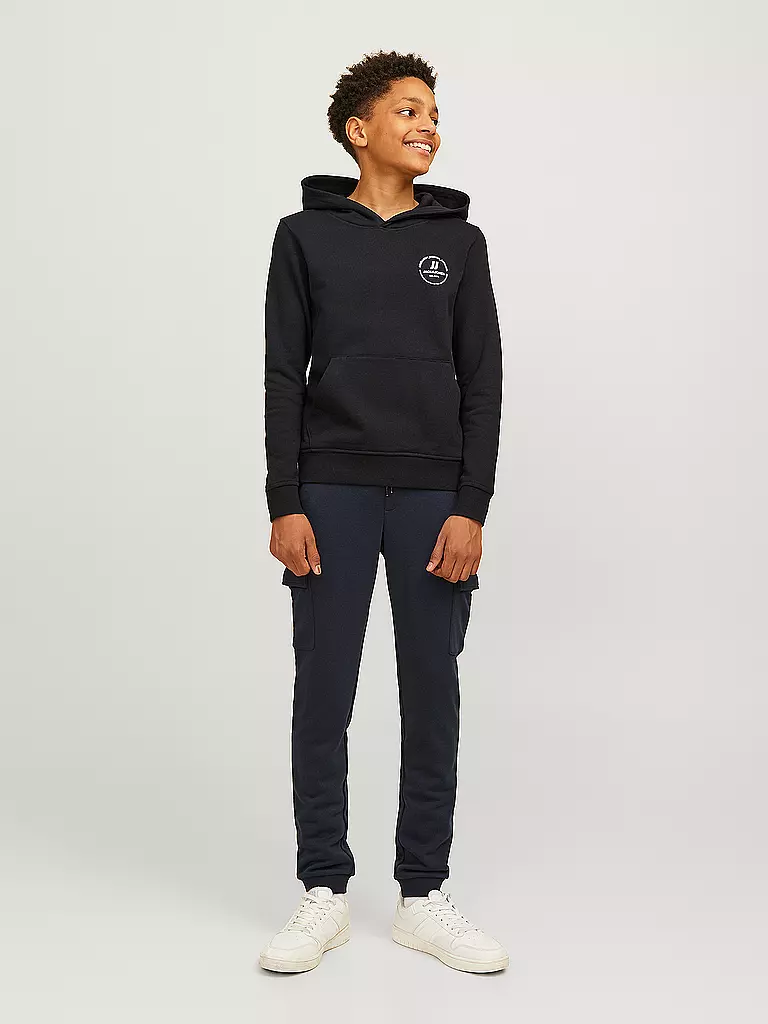 JACK & JONES Jungen Kapuzensweater - Hoodie JJESWIFT  schwarz