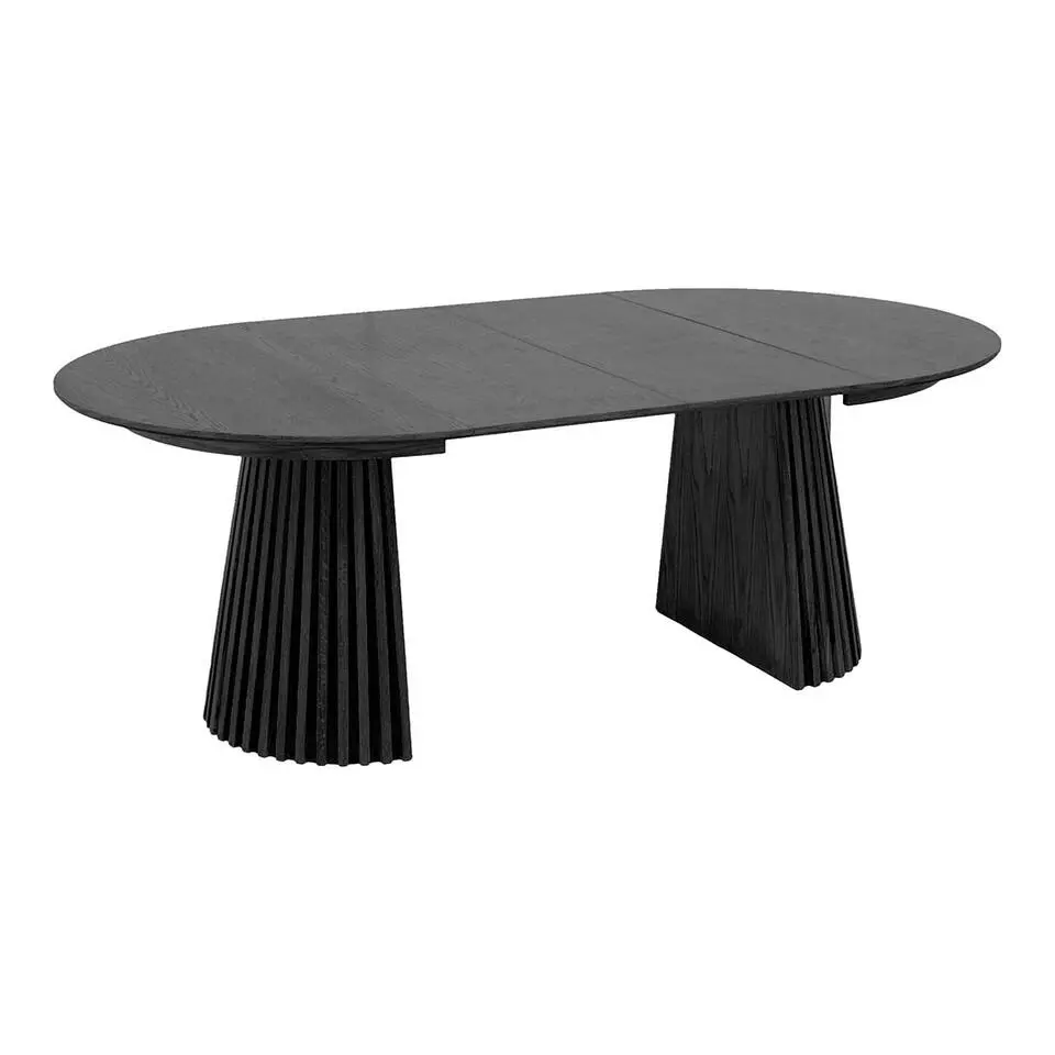 Hioshop Osaka eetkamertafel Inbegrepen 2 uitbreidingen- ø120x120-160-200cm