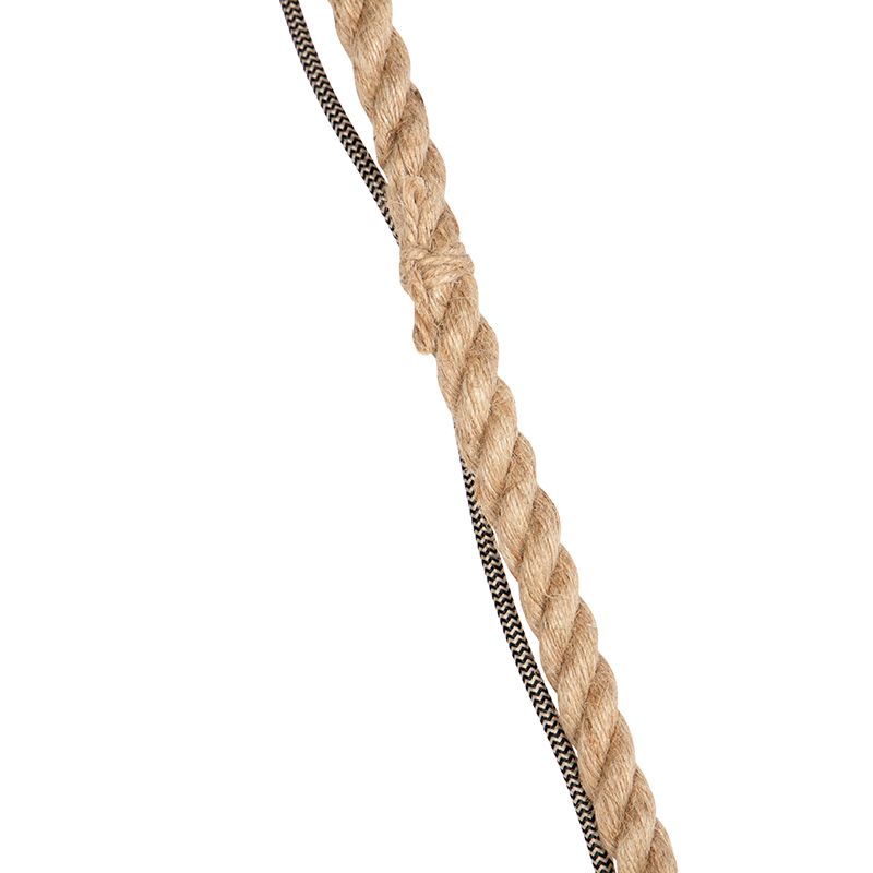 Smart landelijke hanglamp rotan incl. Wifi G125 lichtbron - Calamus